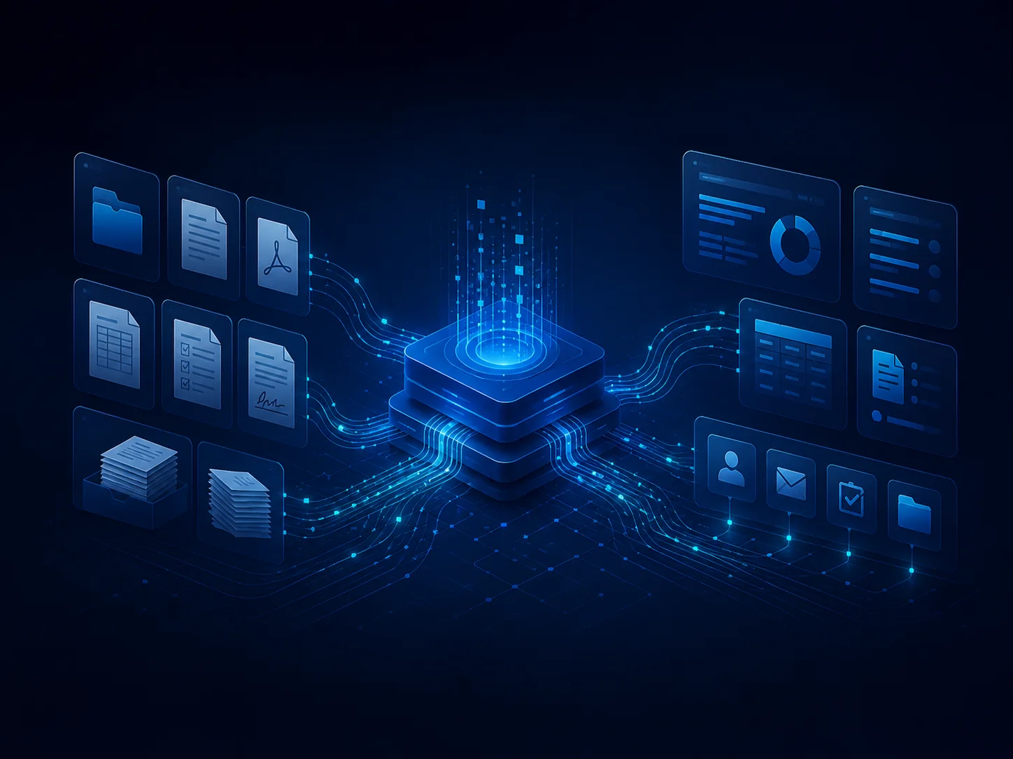 Illustrative document intelligence processing workflow